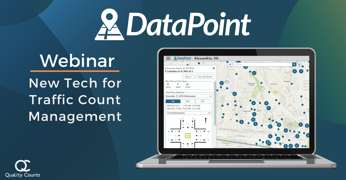 WEBINAR: DataPoint - New Tech for Traffic Count Management