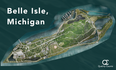 Aerial Image Mapping in Belle Isle, Michigan