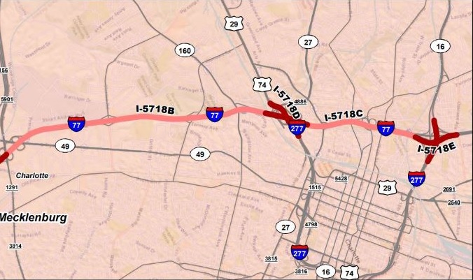 Interstate Data: NC I-77 Express Lane Expansion